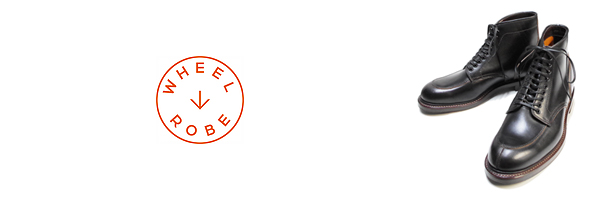 WHEEL ROBE CAP TOE LACE UP BOOTS