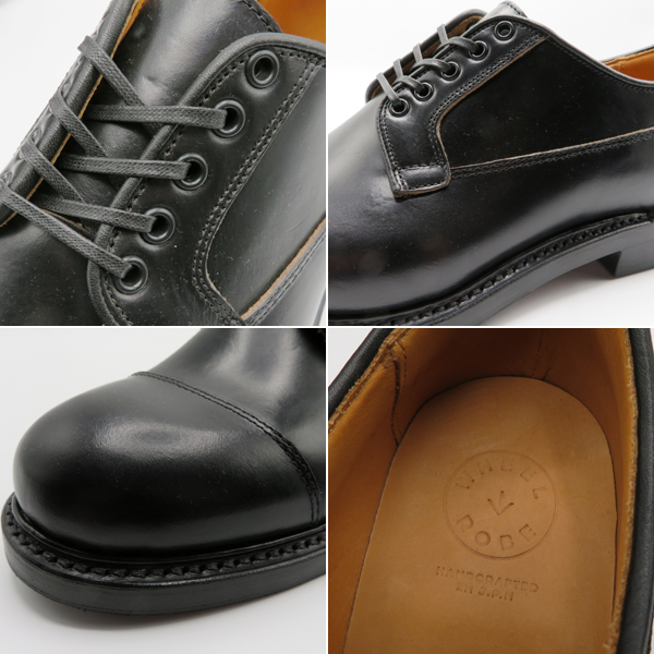 ウィールローブ　#15065 STRAIGHT TIP OXFORD BLACK 15065 STRAIGHT TIP OXFORD BLACK – WHEELROBE
