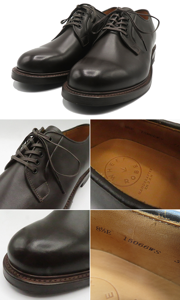 WHEEL ROBE PLAIN TOE BLUCHER