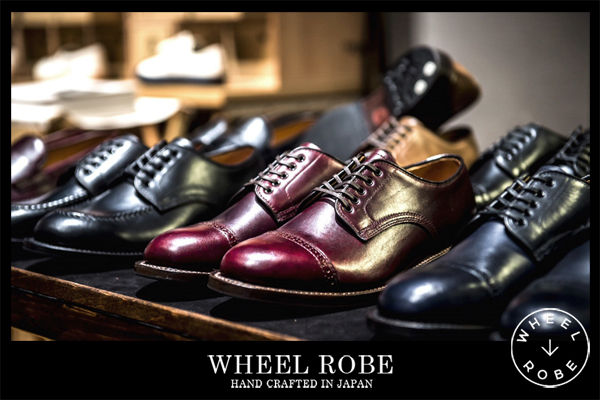 WHEEL ROBE PLAIN TOE BLUCHER