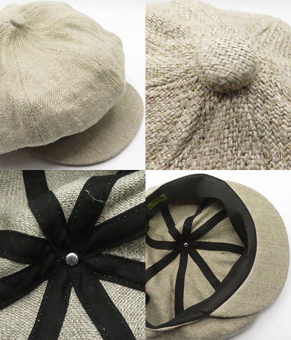 Dapper's ダッパーズ リネンツイル|クラシカルキャスケット『Classical