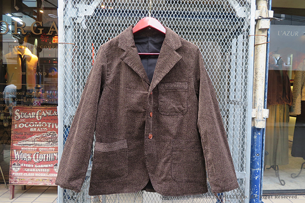 Dapper's(ダッパーズ) コーデュロイ テーラードジャケット 40 Dapper's ダッパーズ ウールサージ|テーラーワークジャケット