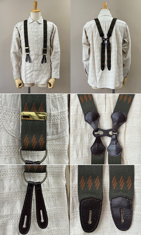 b*d様 Dapper’s ダッパーズ　サスペンダー Dapper's ダッパーズ H型|35mm|サスペンダー|ゲハート『Classical