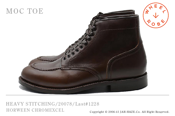 WHEEL ROBE PLAIN TOE BLUCHER