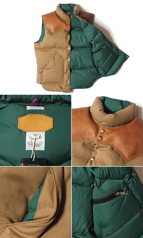 WAREHOUSE×Rocky Mountain ウエアハウス レザーヨーク|ドビー