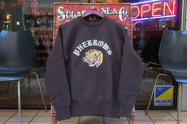 PHERROW'S フェローズ トップ杢|両Vガゼット|クルーネック|スウェット