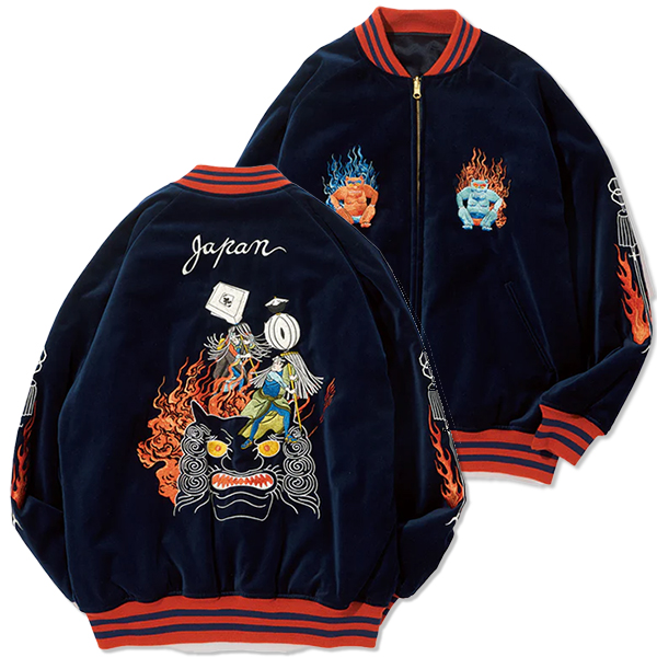 フェローズ　スカジャン　鬼ヶ島　リバーシブル　ジャケット　スタジャン　東洋 PHERROW'S フェローズ リバーシブルスカジャン|スーベニアジャケット