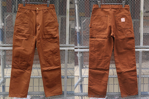 『フェローズ』ブラウン ワークパンツ PHERROW'S フェローズ ブラウンダック|ダブルニー|ワークパンツ『DUCK