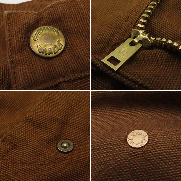 PHERROW'S フェローズ ブラウンダック|ダブルニー|ワークパンツ『DUCK