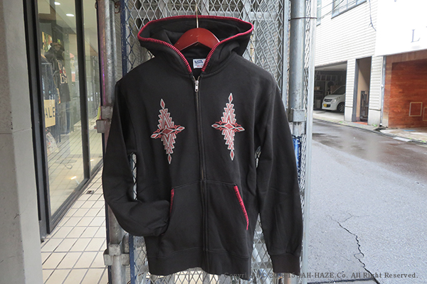 PHERROW'S フェローズ 裏毛|ブランケットステッチ|フルジップパーカー