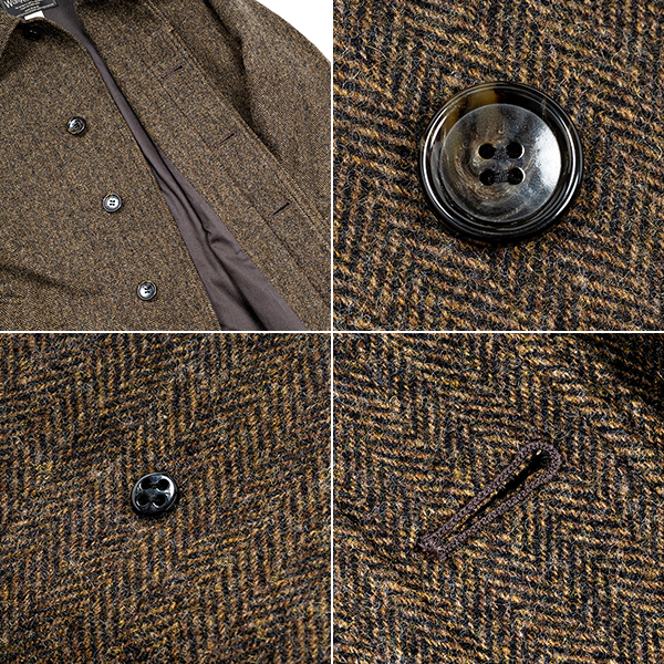 WORKERS ワーカーズ 一宮ツイード|ステンカラー|バルカラーコート『Bal
