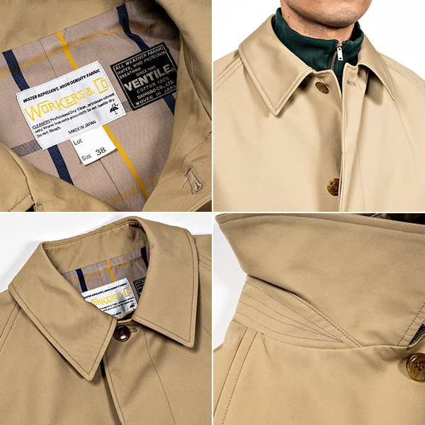 WORKERS ワーカーズ ベンタイル|ステンカラー|バルカラーコート『Bal