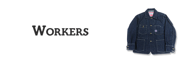 ナチュラルランドリー 10ozデニムカバーオールジャケット インディゴ 美品 WORKERS ワーカーズ 10oz.|インディゴデニム|カバーオール『SUPER BIG