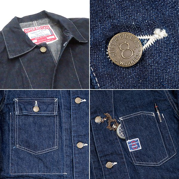 WORKERS ワーカーズ 10oz.|インディゴデニム|カバーオール『SUPER BIG
