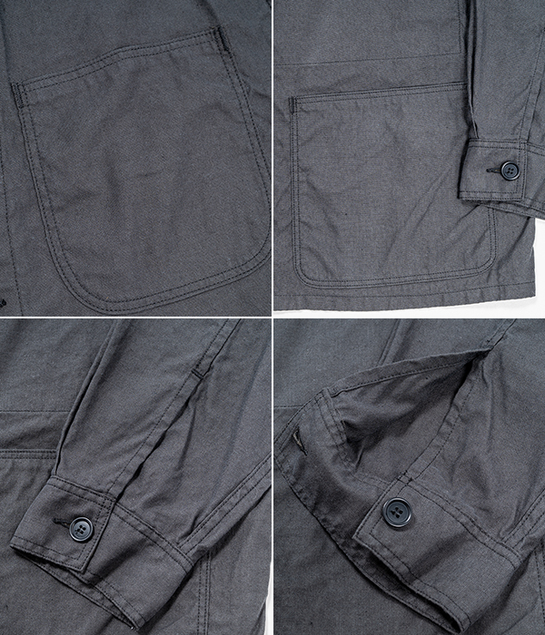 ジャケット・アウター WORKERS Summer Jacket Charcoal Linen WORKERS Summer Jacket Charcoal Linen – by CITRON