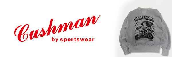 CUSHMAN クッシュマン Little Chop Desig 裏起毛|セットインクルー