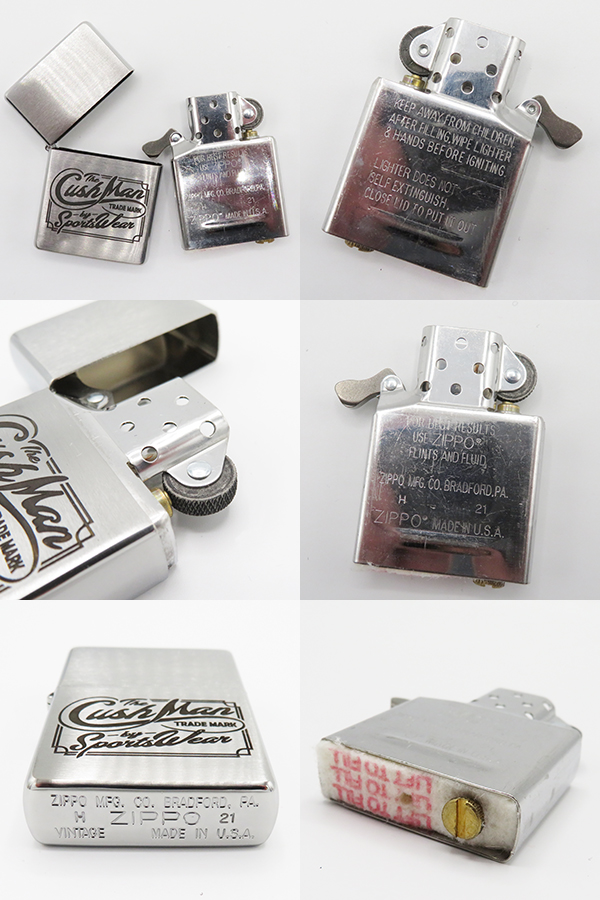 CUSHMAN クッシュマン 100個限定|ZIPPO|オイルライター|フラット