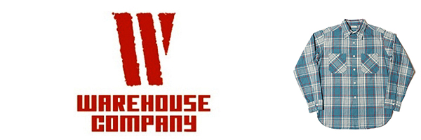 WAREHOUSE ウエアハウス 長袖|コットンリネン|チェック|ワークシャツ
