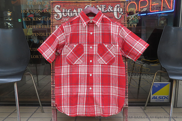 WAREHOUSE（ウエアハウス）OXFORD チェックシャツ 半袖 38