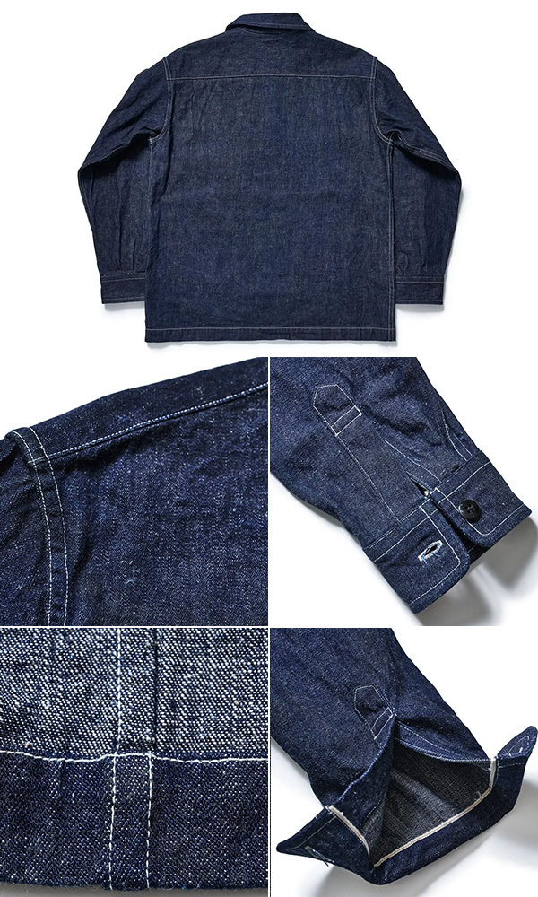 WAREHOUSE ウエアハウス ライトオンスデニム|プルーバーシャツ『1930'S