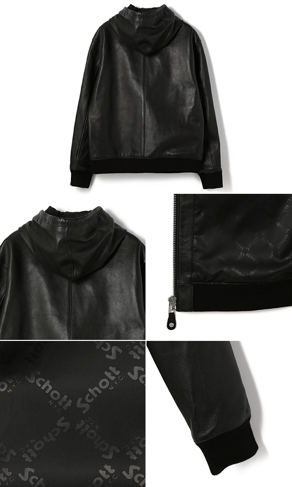 【Schott】ショット　ジップアップジャンパー　XL セール】HALF ZIP JACKET/ハーフジップジャケット(504811874