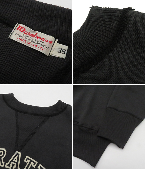 WAREHOUSE ウエアハウス 裏起毛|丸胴|セットインスリーブ WAREHOUSE ウエアハウス 裏起毛|丸胴|セットインスリーブ