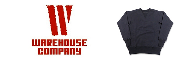 トップス WAREHOUSE FREEDOM SLEEVE SWEAT WAREHOUSE ウエアハウス 裏起毛|丸胴|フリーダムスリーブ