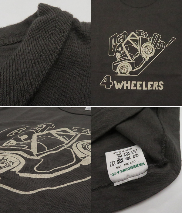 WAREHOUSE 2nd hand ウエアハウス 半袖|19/-天竺|セコハン|ONE WASH