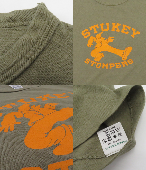 ウエアー ウエアハウス WAREHOUSE [4084]セコハン 半袖 スウェット