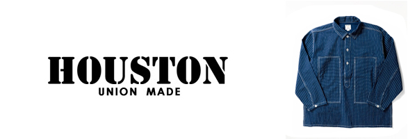 HOUSTON ヒューストン 長袖|ウォバッシュストライプ|プルオーバー|ワークシャツ『WABASH PULLOVER SHIRT』【アメカジ・ワーク 】40807