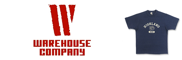 WAREHOUSE ウエアハウス 半袖|粗挽きスラブ糸|シャドーボーダー
