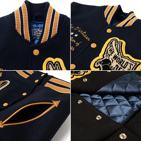 STUDIOD'ARTISAN ステュディオダルチザン メルトンウール|ホースレザー