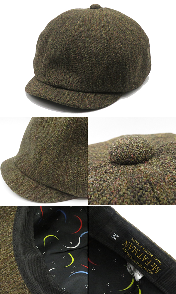 Mr.FATMAN BEAK NEWSBOY CAP SERGE サイズXL Mr. FATMAN ミスターファットマン コットンウールサージ