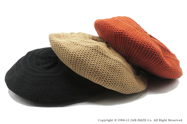 Mr. FATMAN ミスターファットマン コットンニット|メッシュ編み|ベレー