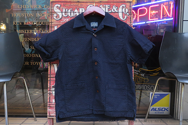 STUDIO D'ARTISAN ステュディオダルチザン 半袖|インディゴ|ドビー織り