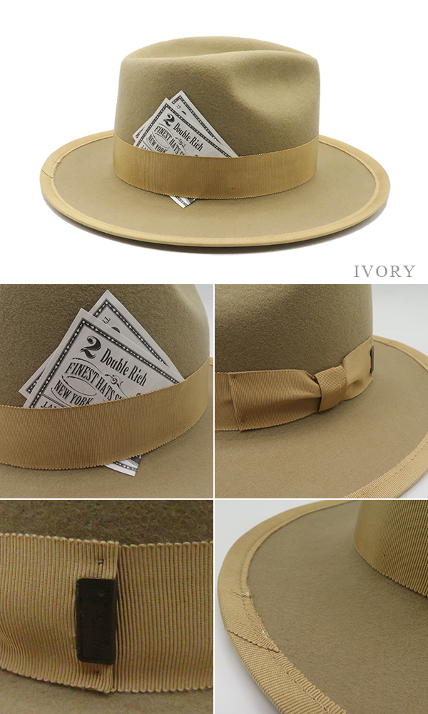 Mr. FATMAN ミスターファットマン J.J. WILLIAMS WOOL FEDORA|ウール
