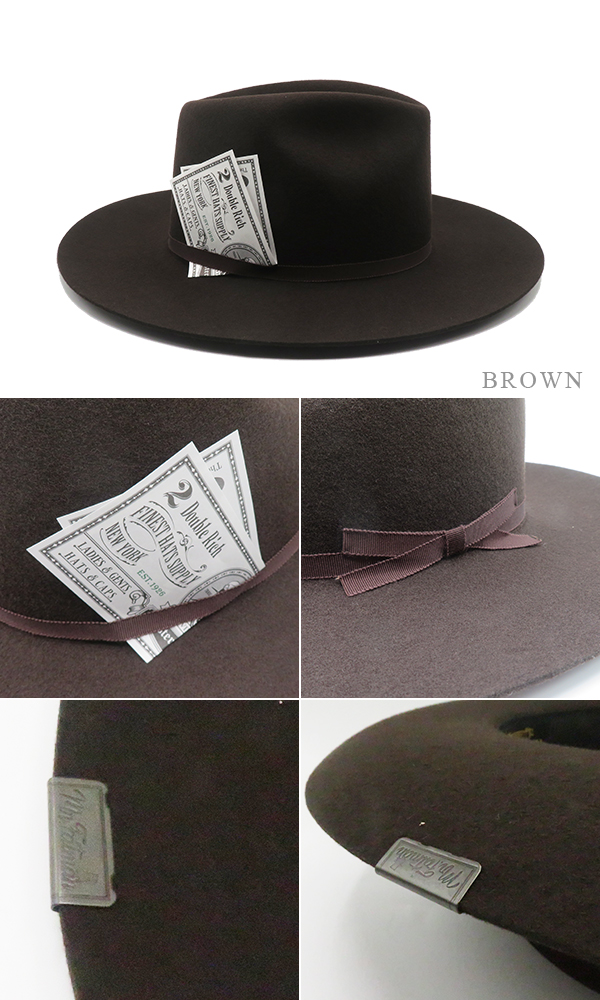 Mr. FATMAN ミスターファットマン J.J. WILLIAMS WOOL FEDORA