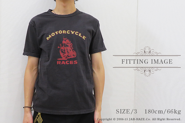 UES ウエス 半袖|プリントTシャツ|スリムフィット『MOTORCYCLE SST