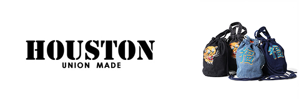 HOUSTON ヒューストン 刺繍|10oz.デニム|エフェクトバッグ『EMB