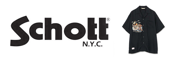 Schott ショット Pineapple Juice 半袖|レーヨン|アロハシャツ『RAYON