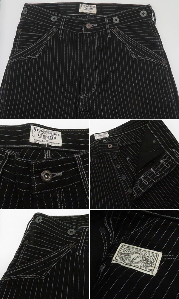 Schott ショット 硫化染|オールドヒッコリー|ワークパンツ『OLD