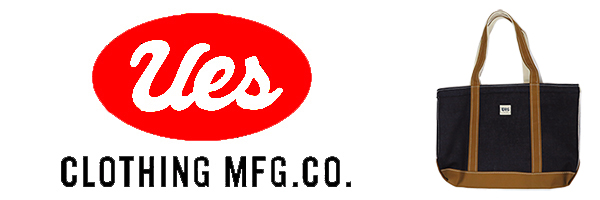 UES ウエス 23oz.DENIM|トートバッグ『ZIP TOTE BAG』【アメカジ