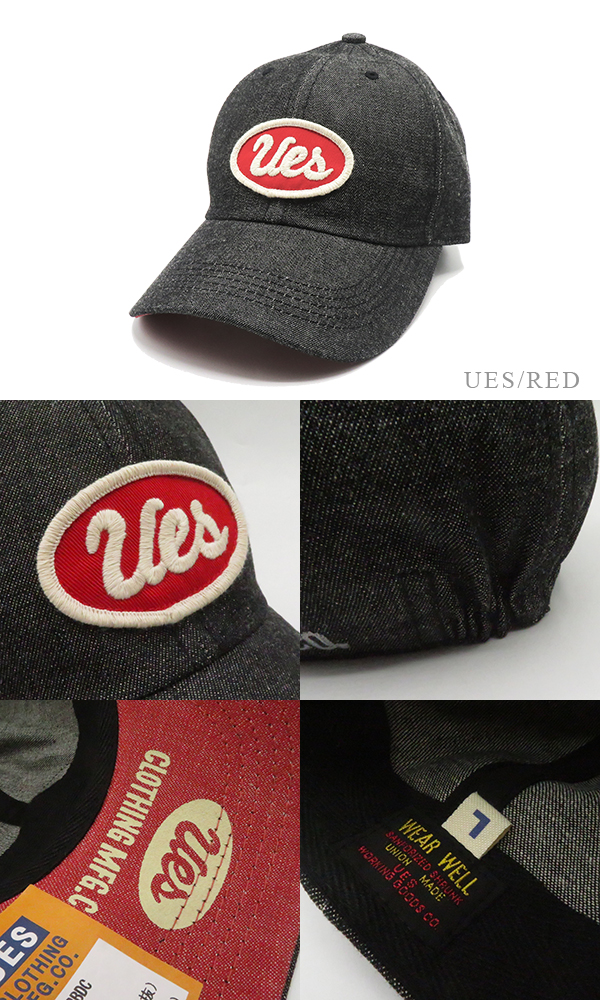 UES デニムベースボールキャップ
