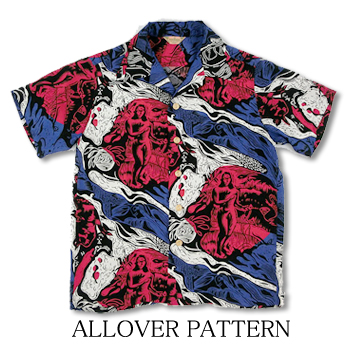 SUN SURF ALLOVER PATTERN