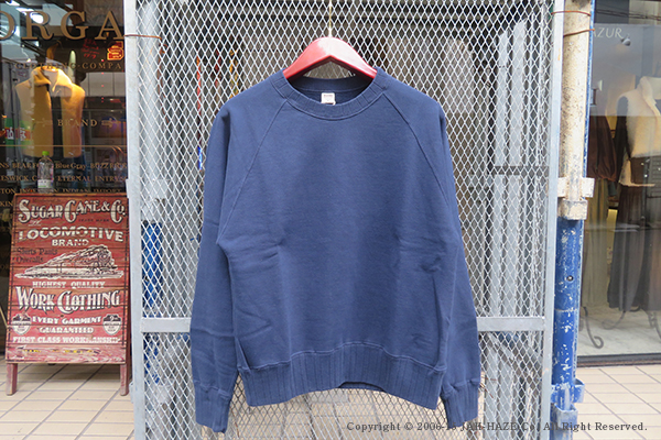 BARNS 吊り編み裏毛 ラグランSWEAT