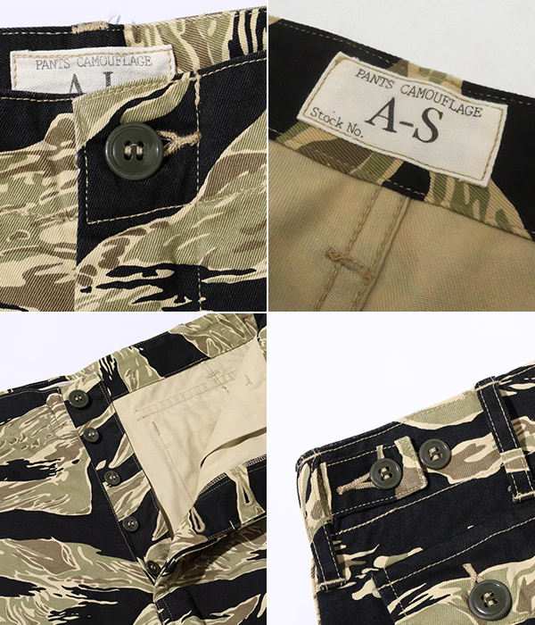 BUZZRICKSON'S バズリクソンズ タイガーストライプ|カーゴパンツ『GOLD