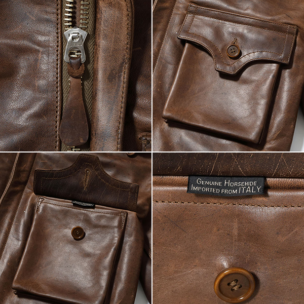 BUZZ RICKSON'S バズリクソンズ シープムートン|ホースハイド|レザー