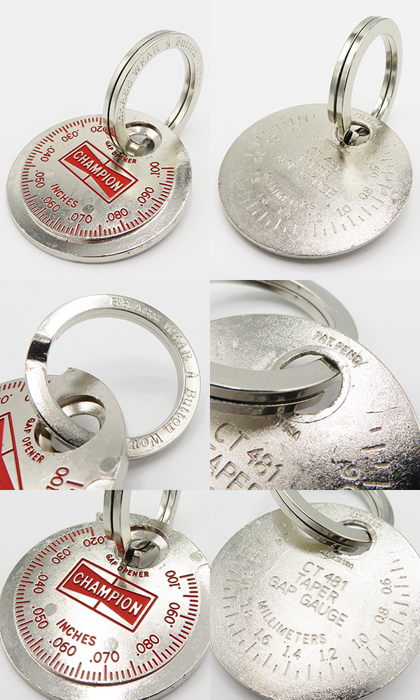 Button Works ボタンワークス キーホルダー|真鍮|プラグギャップ Button Works ボタンワークス キーホルダー|真鍮|プラグギャップ