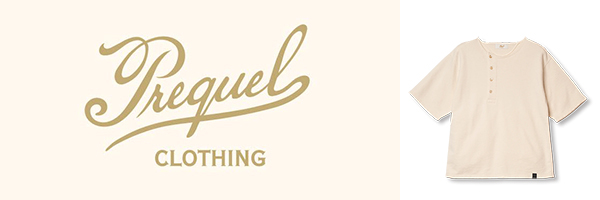 PREQUEL プリクエル 半袖|ヘンリーネック|スウェット『Henley