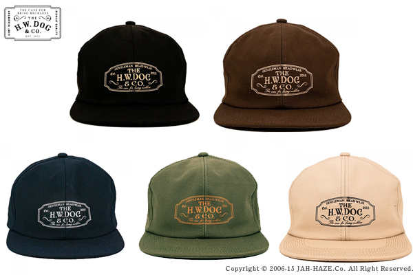 THE H.W.DOG&CO. コットン|スナップバック|トラッカーキャップ『TRUCKER CAP』【アメカジ・ワーク】D-00004